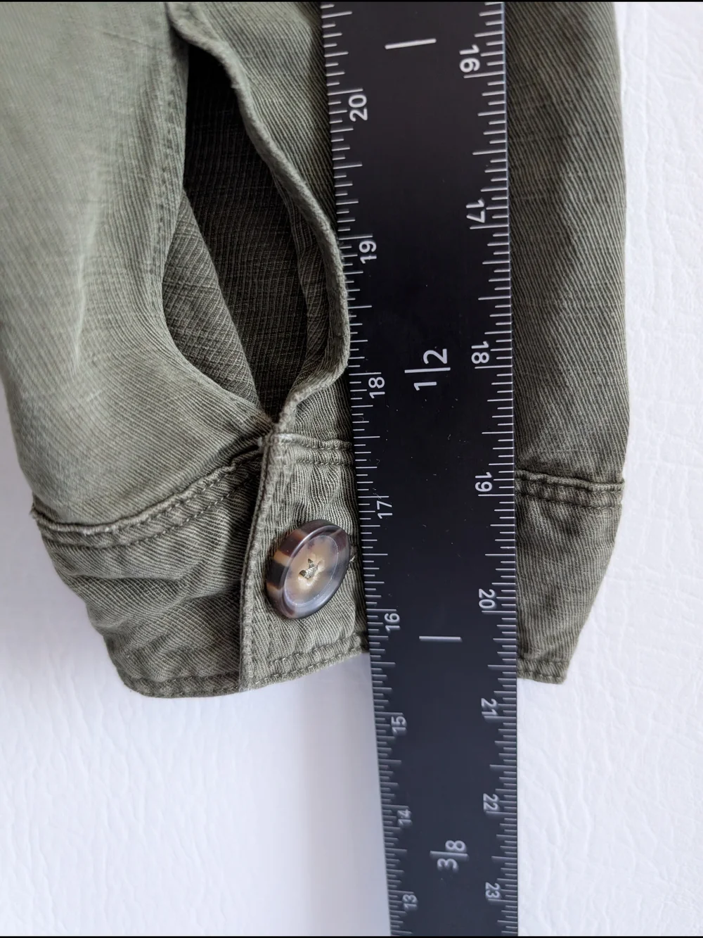 Marine Layer Olive Green Linen Lyocell Utility Field Jacket Chore Coat - L